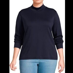Lands' End Dark Blue Top